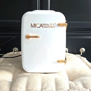 Mica Beauty Mini Skincare Refrigerator-Thermo Electric Cooler and Warmer perfect